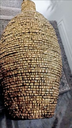 Large floor gold Vase