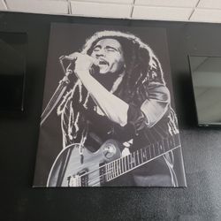 Large Canvas Art - Bob Marley