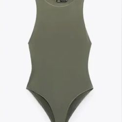 Green Zara Bodysuit XS