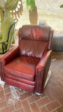 Leather arm chairs