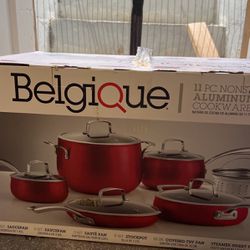 Belgique 11pc Non-stick Aluminium Cookware Set