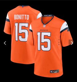 XXL Denver Broncos #15 Bonitto Jersey