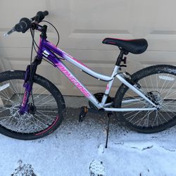 Mongoose Scepter 24" Mountain Bike - Purple/Pink