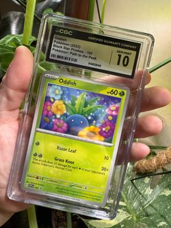 Pokemon Oddish Black Star Promo CGC Graded 10