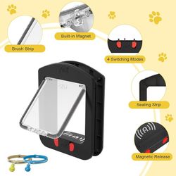 Pet Door with Collar Sensor for Interior/Exterior Doors