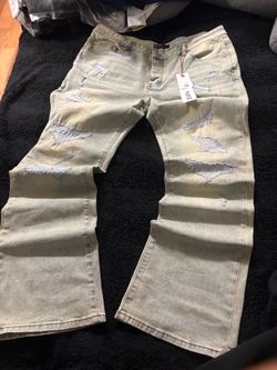 Purple jeans
