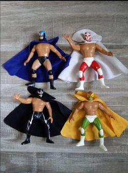 Vintage Lucha Libre Figures