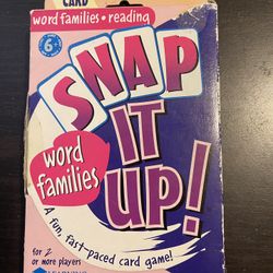 Snap It Up Card Game