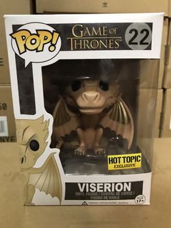 Game of Thrones Viserion metallic funko pop