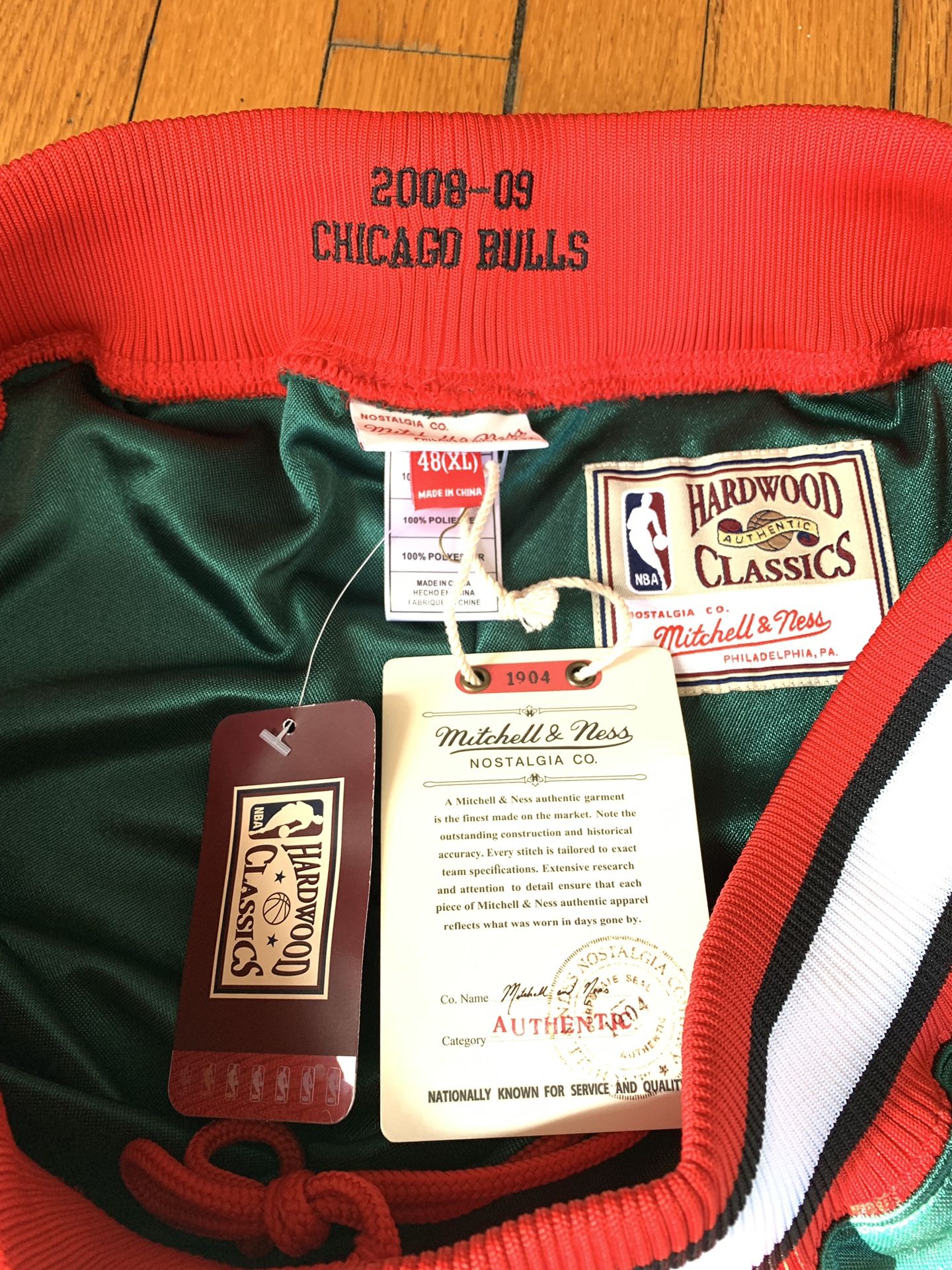 Mitchell & Ness (NEW) Authentic Shorts Chicago Bulls Green Week 2008-09 $80  for Sale in Chicago, IL - OfferUp