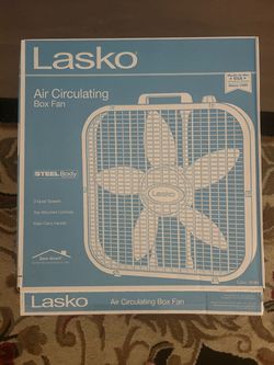 Lasko Box Fan White