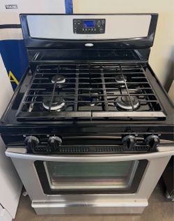 Whirlpool 30” Stainless Steel Gas Range – $450