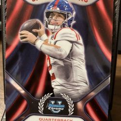Jaxson Dart 2025 Topps Bowman University Chrome - Campus Icons #CI-3 Ole Miss 