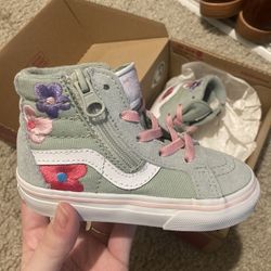 Toddler Girl High Top Vans