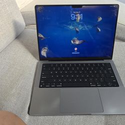 2021 Macbook Pro A2442,M1 Pro,14",512Gb,16Gb,Non Touchbar,Good Condition, Grade A, Grey Color, Genuince AC Charger, Office 2020,Warranty for excellent