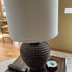 End Table and Lamp
