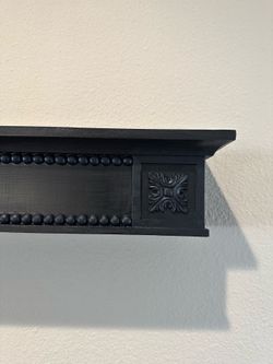 Black Wooden Shelf