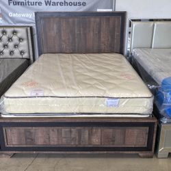New Queen Size Bed With New Mattres Free Delivery 🚚 
