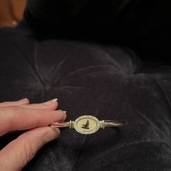 Falcons Sterling Silver Bangle