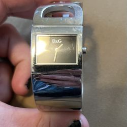 Dolce & Gabbana Steel Cuff Watch