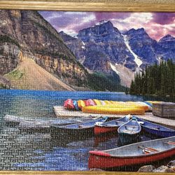 Puzzle And Frame