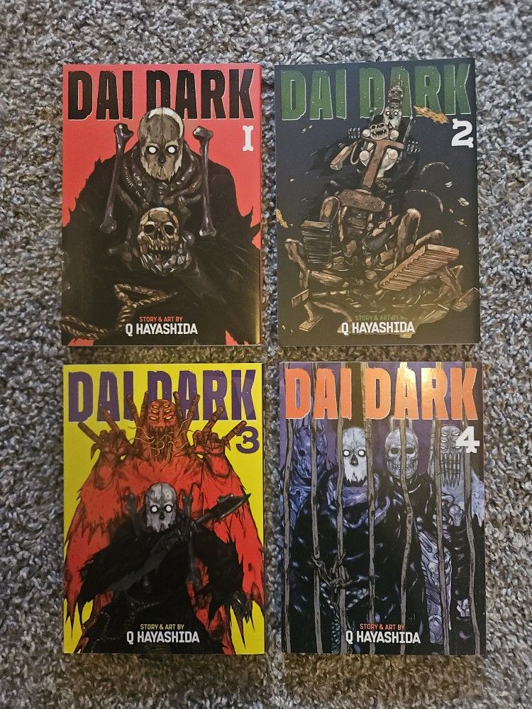 Dai Dark - Q Hayashida, English Manga Lot/set Volumes 1-2-3-4 Great Condition