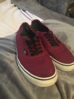 Maroon Vans