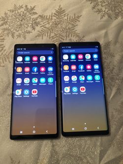 2 Samsung Galaxy Note 9 128 gigs Unlocked