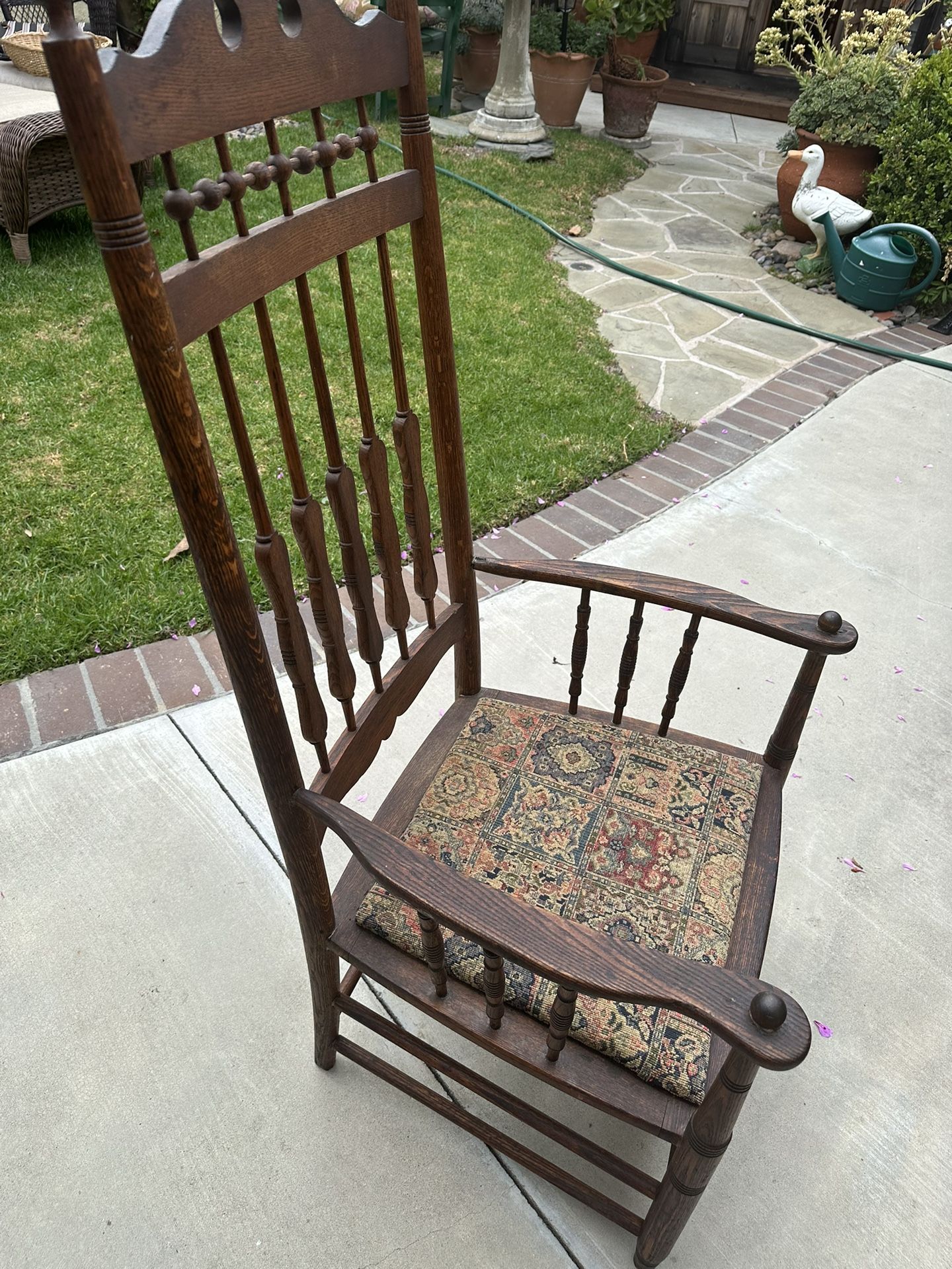 Antique Wooden Nursing Chair 1800S.