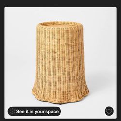 Rattan Accent Side Table - Studio McGee