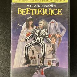 Beetlejuice (DVD, 1988, 20th Anniv. Ed) New Sealed