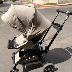 Orbit Baby G5 Travel System – Mélange Flax (Excellent Condition)