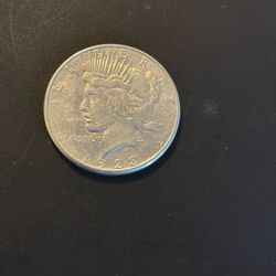 1923 S Silver Peace Dollar