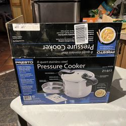 Presto 8  Qt  Stainless Steel Pressure Cooker 