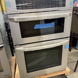 Combo Single Wall Oven And Microwave Convection LG 30” 