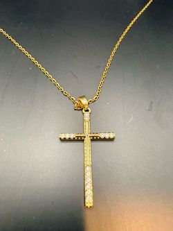 Gold tone necklace