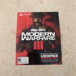 Call Of Duty Modern Warfare III LockPick Operator Pack