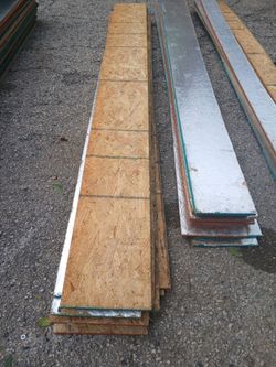 Cut plywood 12in x 8ft radiant cut plywood piece $2 each