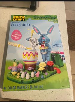 Brick Craft Bricktanicals Bunny Artist Building Set