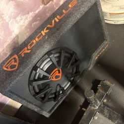 10 Inch Speaking With Amp In The Inside.  