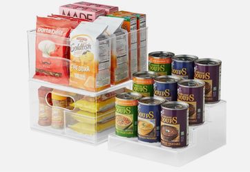 The Home Edit 5 Piece Pantry Edit, Plastic Modular Storage System Stackable