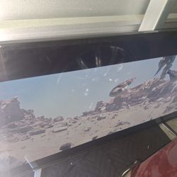 70 Inch LG TV W Remote N Roku,  Can Deliver For Xtra $10