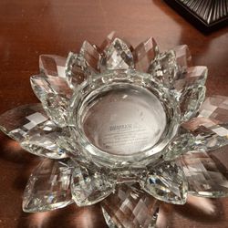 Candle Holder Crystal 