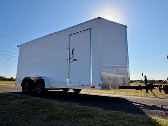 2026 TrueBlue 16x7x7 White Semi-Screwless Enclosed Cargo Trailer