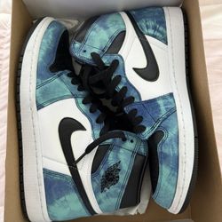 AIR JORDAN 1 HIGH “TYE DYE” SZ 10.5M 12W