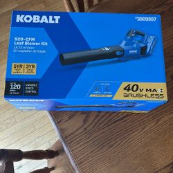 Kobalt Leaf Blower Kit— Brand New