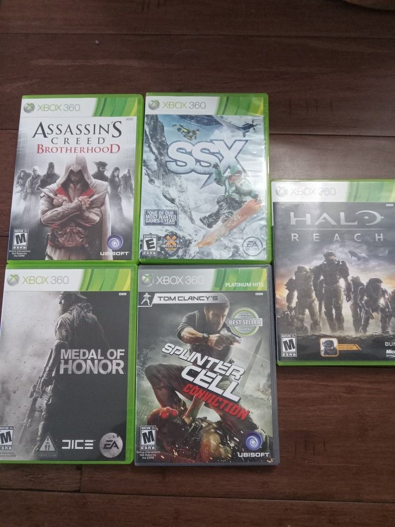 Xbox 360 Video Game Lot