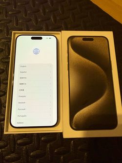 Apple iPhone 15 Pro Max Unlocked 256GB. Always have case on. Clean IMEI