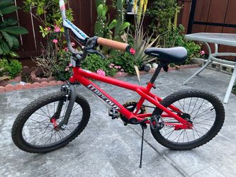 Used next wipeout hybrid/city bike boy red 20”