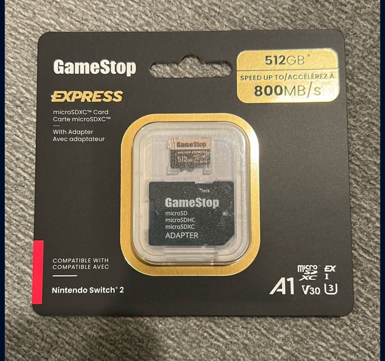 GameStop 512GB Express Micro SD Card for Nintendo Switch 2